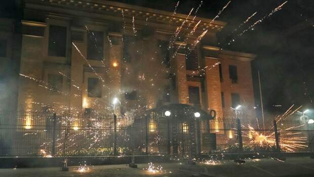 нападение, Киев, посольство РФ|Фото:gazeta.ru