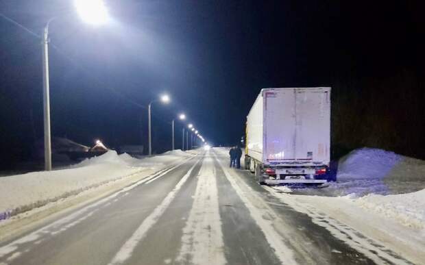 В Кораблинском районе водитель фуры сбил 27-летнего пешехода