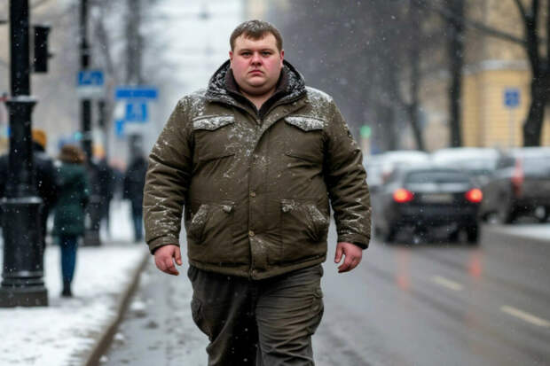 В Киеве мобилизовали 140-килограммового парня с больным сердцем