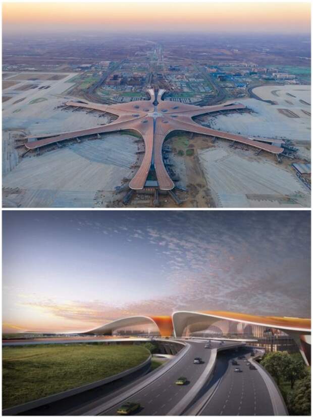 В Китае завершили строительство аэропорта, который станет самым большим в мире
