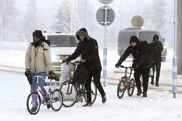 В Финляндии продали брошенные велосипеды беженцев, прибывших со стороны России