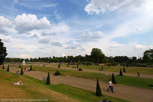Прогулка по Кенсингтонскому парку в Лондоне