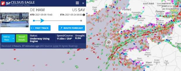 Трубопроводы стоят: Европа и Россия отправили десятки танкеров на восток США