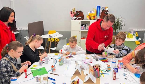 Музей городского хозяйства Москвы провел мастер-класс для детей участников СВО