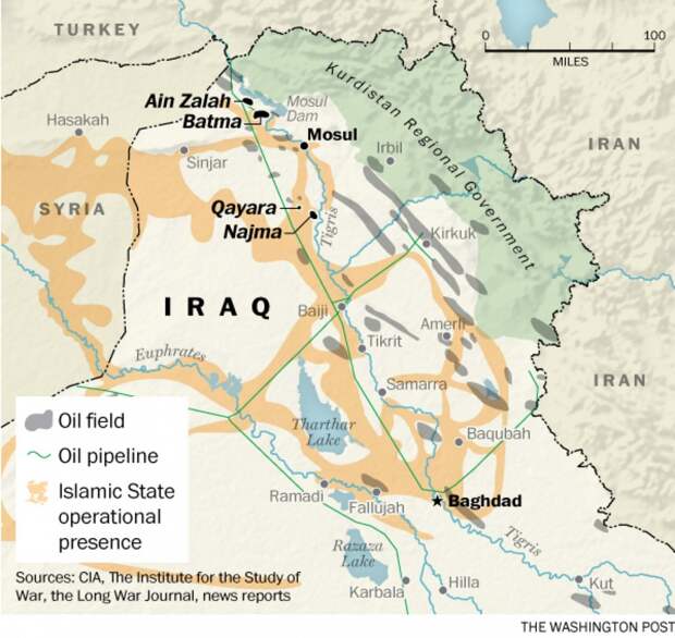 Islamic State fighters drawing on oil assets for funding and fuel