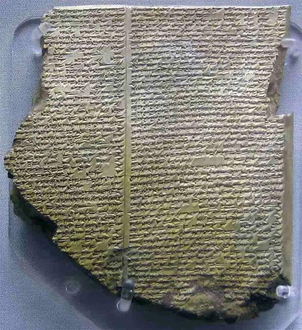Табличка о потопе из эпоса о Гильгамеше на аккадском языке, ок. 2100–1200 гг. до н.э.