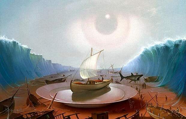 Философия подсознательного на картинах современного российского сюрреалиста Виктора Брегеда﻿