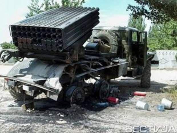 Под Иловайском силы АТО уничтожили два «Града» Под Иловайском силы АТО уничтожили два «Града»