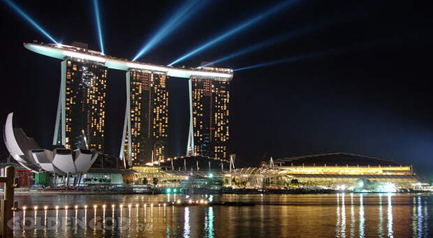 Самые дорогие отели мира. Marina Bay Sands.