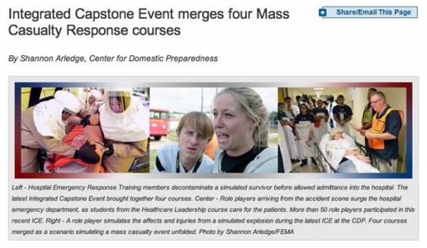 FEMA Integrated Capstone Event