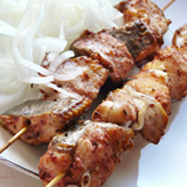 Шашлык из сома.
