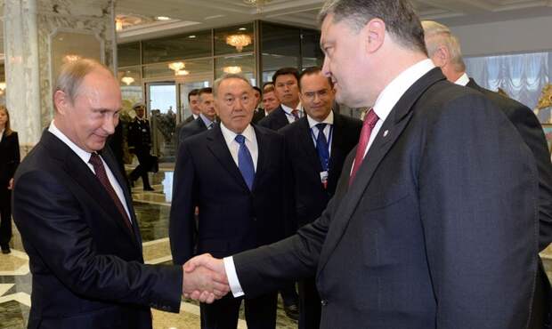 В Минске проходит встреча с участием Путина и Порошенко