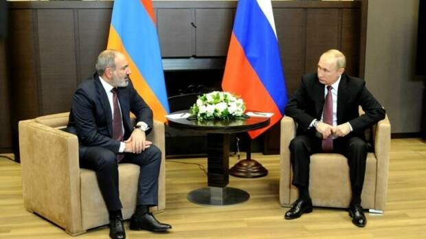Путин и Пашинян обсудили обеспечение безопасности на армяно-азербайджанской границе