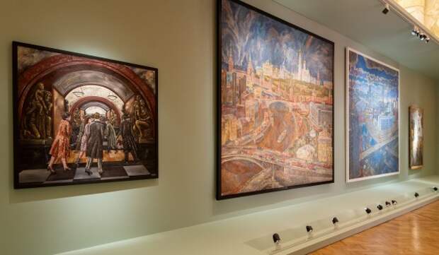 Московское метро представили на выставке Русского музея на ВДНХ