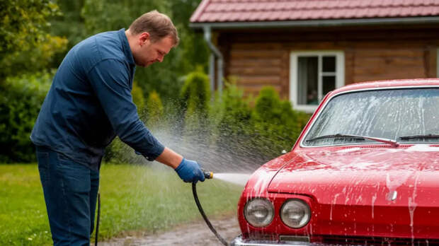 Водители, будьте осторожны: теперь штрафуют даже за мойку машины на своём участке