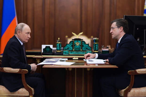 Путин принял губернатора Нижегородской области в Кремле