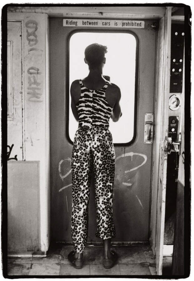 Поезд, Нью-Йорк, 1983 год. Автор: Amy Arbus.