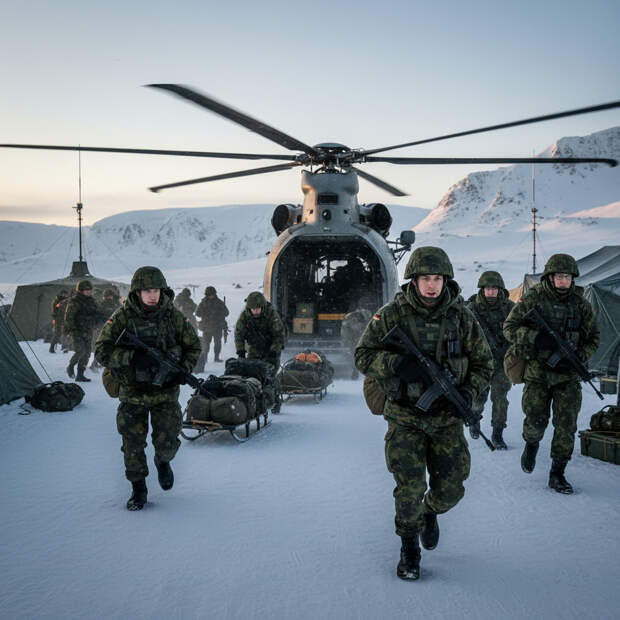 Срочный вылет немецких военных из Гренландии окутан тайной
