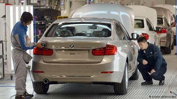 Одна из фабрик по сборке BMW в Китае