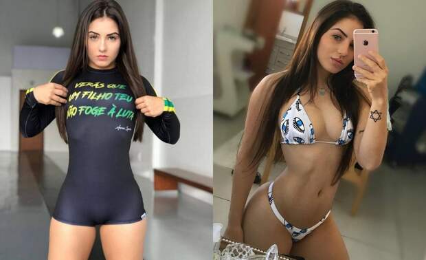 Красивые девушки в униформе и без неё