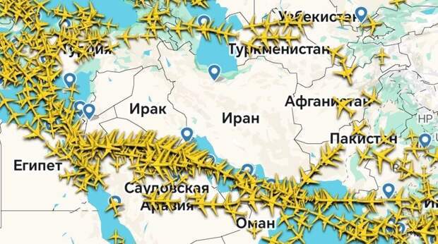 Воздушное пространство Израиля и соседних стран полностью закрыто для полетов гражданской авиации