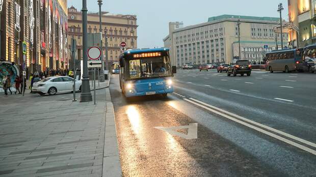 Выделенные полосы для общественного транспорта появятся еще на пяти улицах Москвы