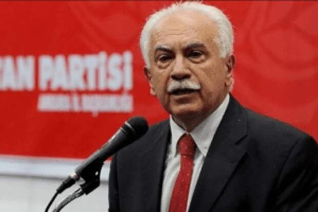 Глава турецкой политической партии Vatan Догу Перинчек