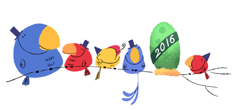 Google поздравляет с Новым Годом!