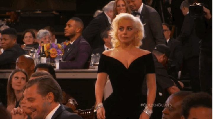 леди Гага толкнула Ди Каприо