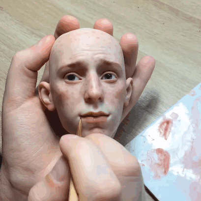 Russian Artist Creates Stunningly Realistic Doll Faces That’ll Make Your Skin Crawl